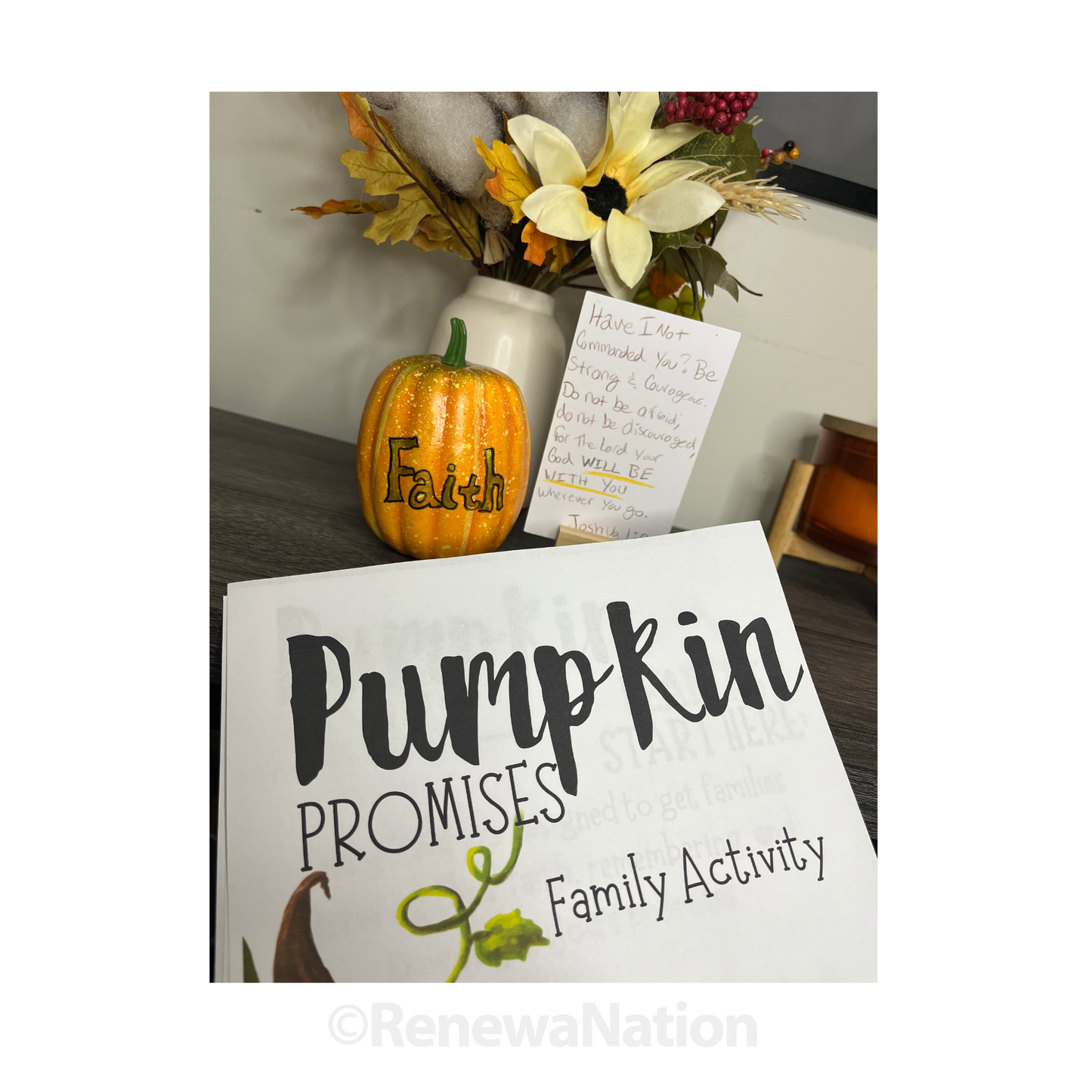 Pumpkin Promises Activity