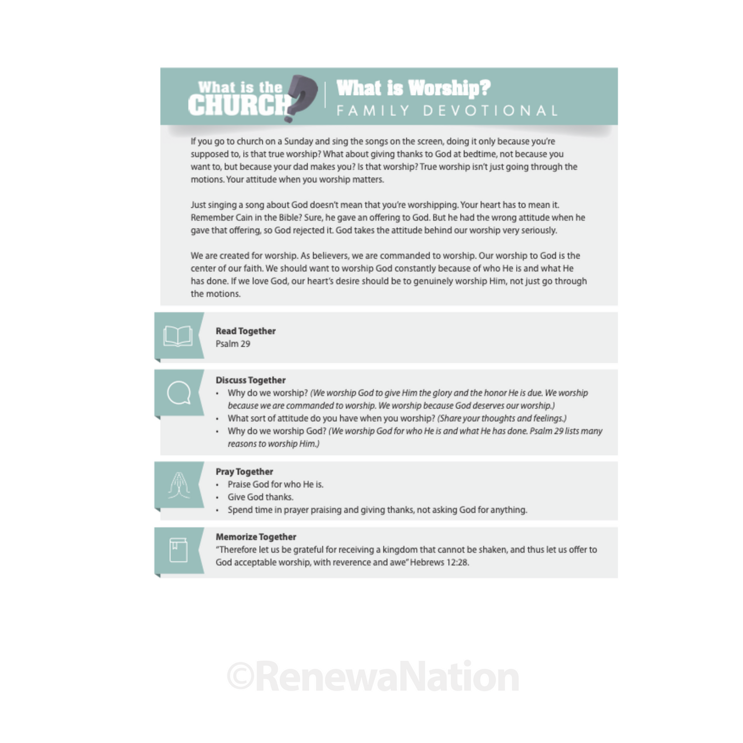 What is the Church Curriculum Series