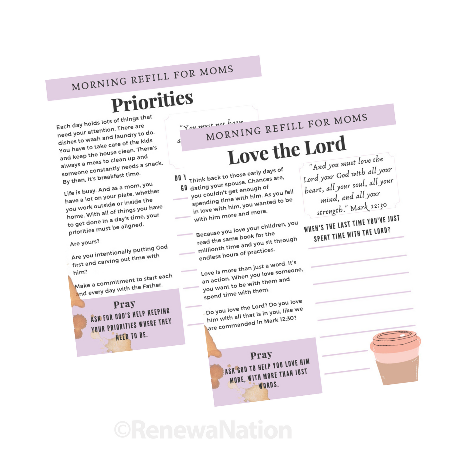 Morning Refill for Mom Devotional