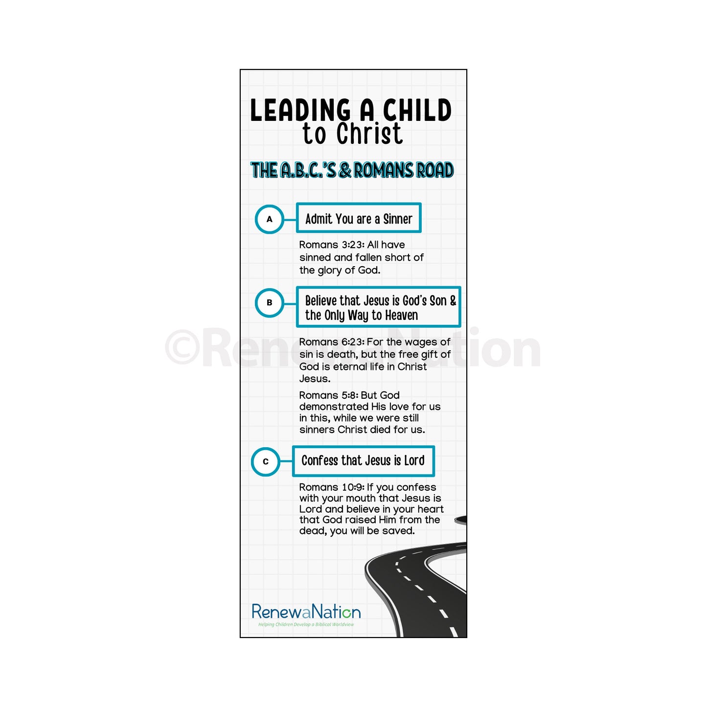 Leading a Child to Christ Card
