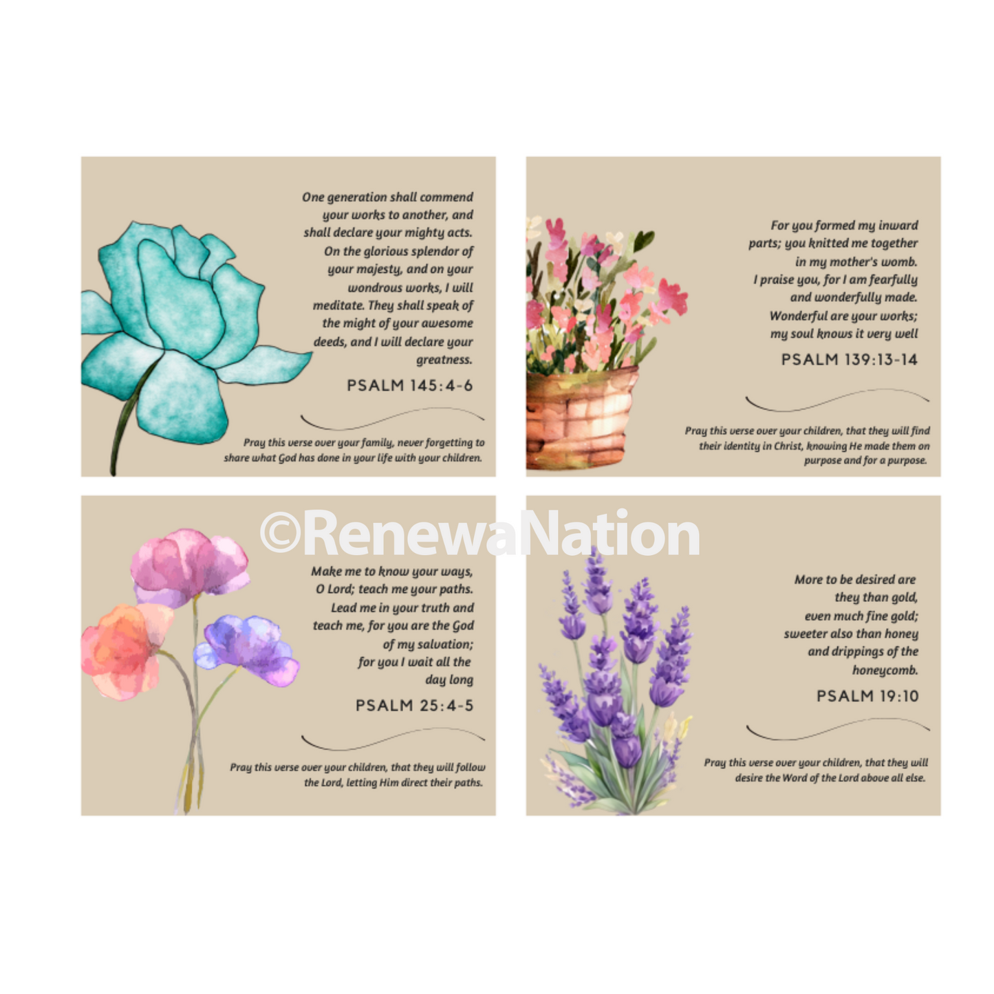 Prayer Verse Cards for Mom