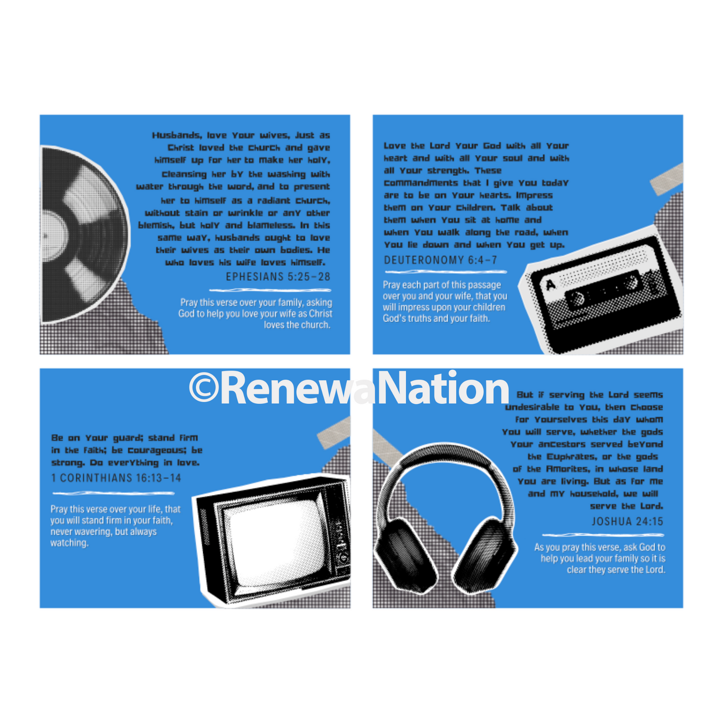 Prayer Verse Cards for Dad