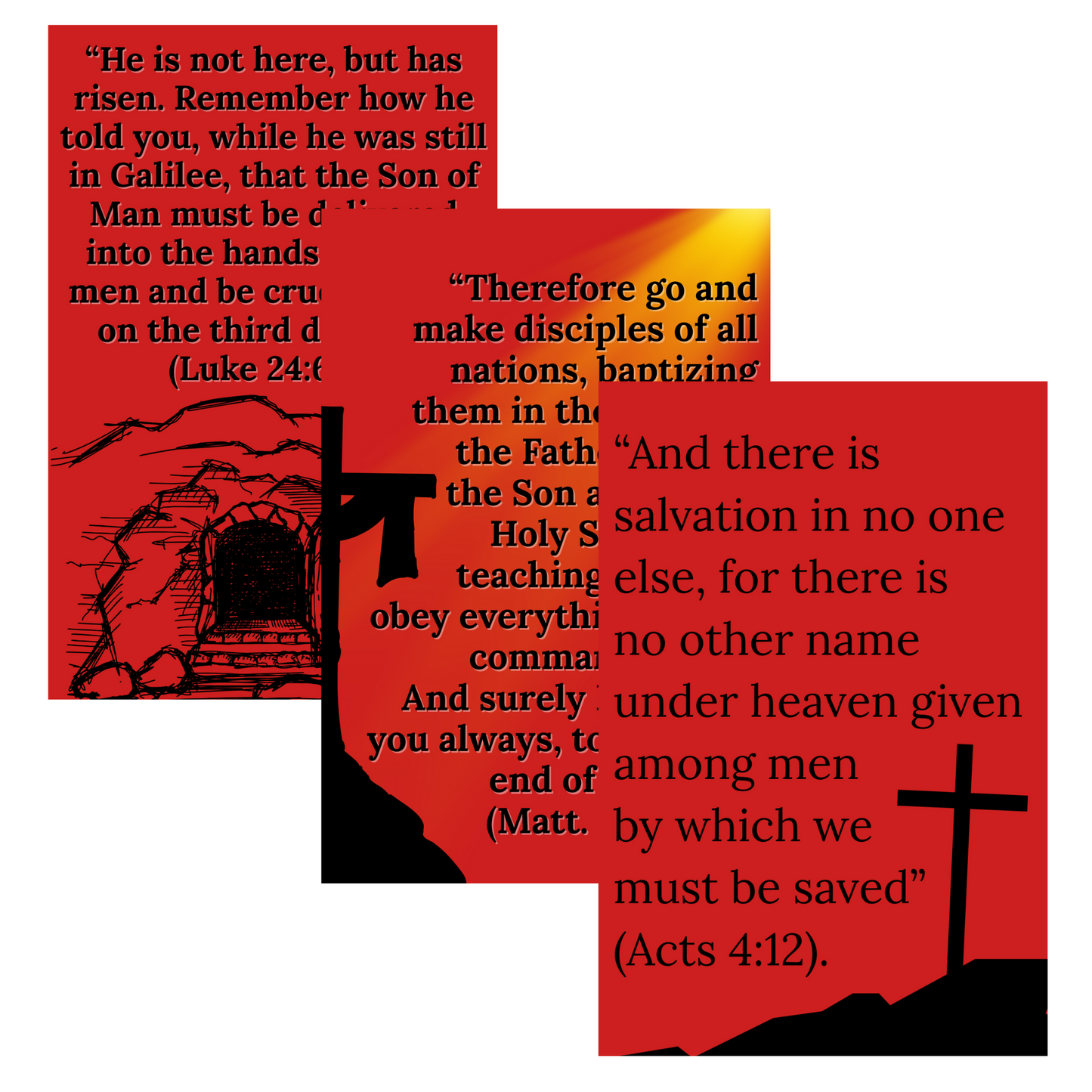 Journey to the Cross Memory Verses