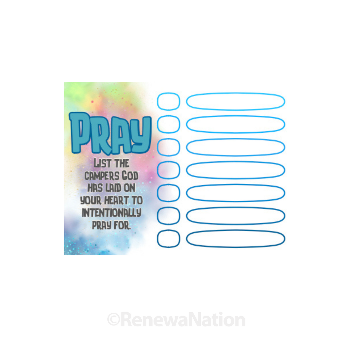 Intentionally Pray Cards