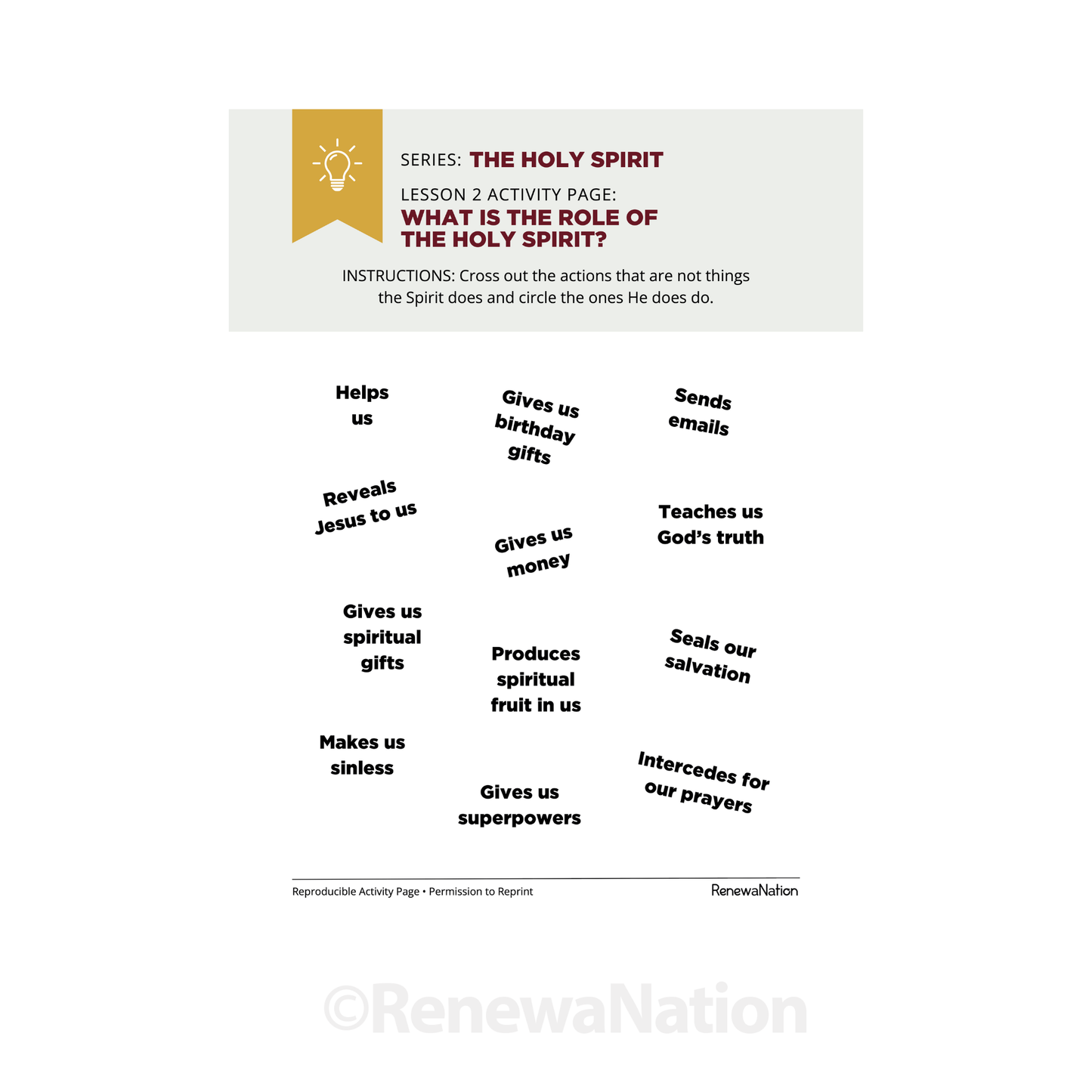 The Holy Spirit Series