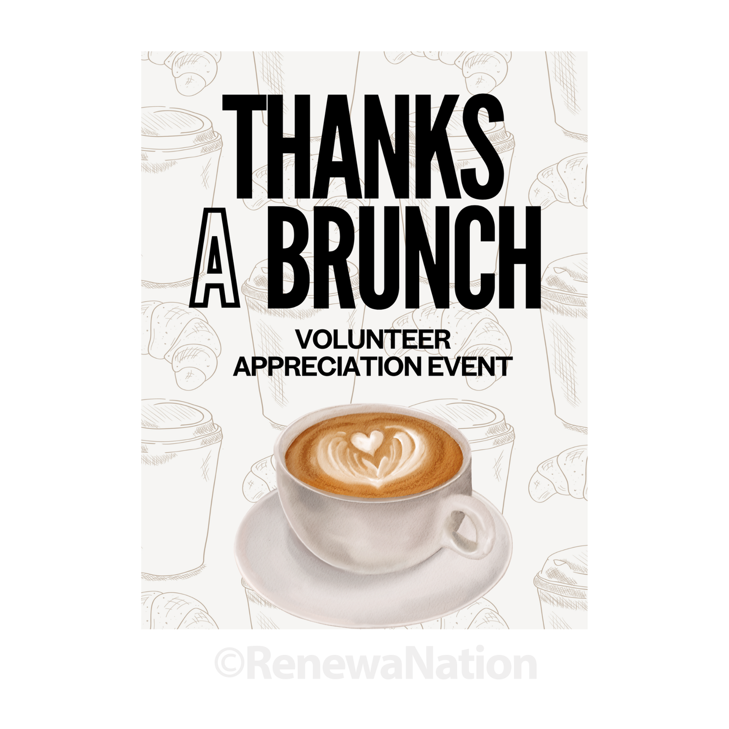 Thanks a Brunch Volunteer Appreciation Theme