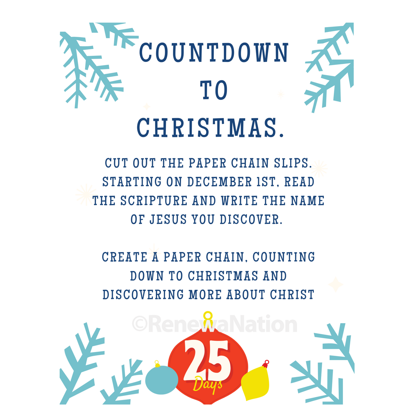 Christmas Countdown Family Kit