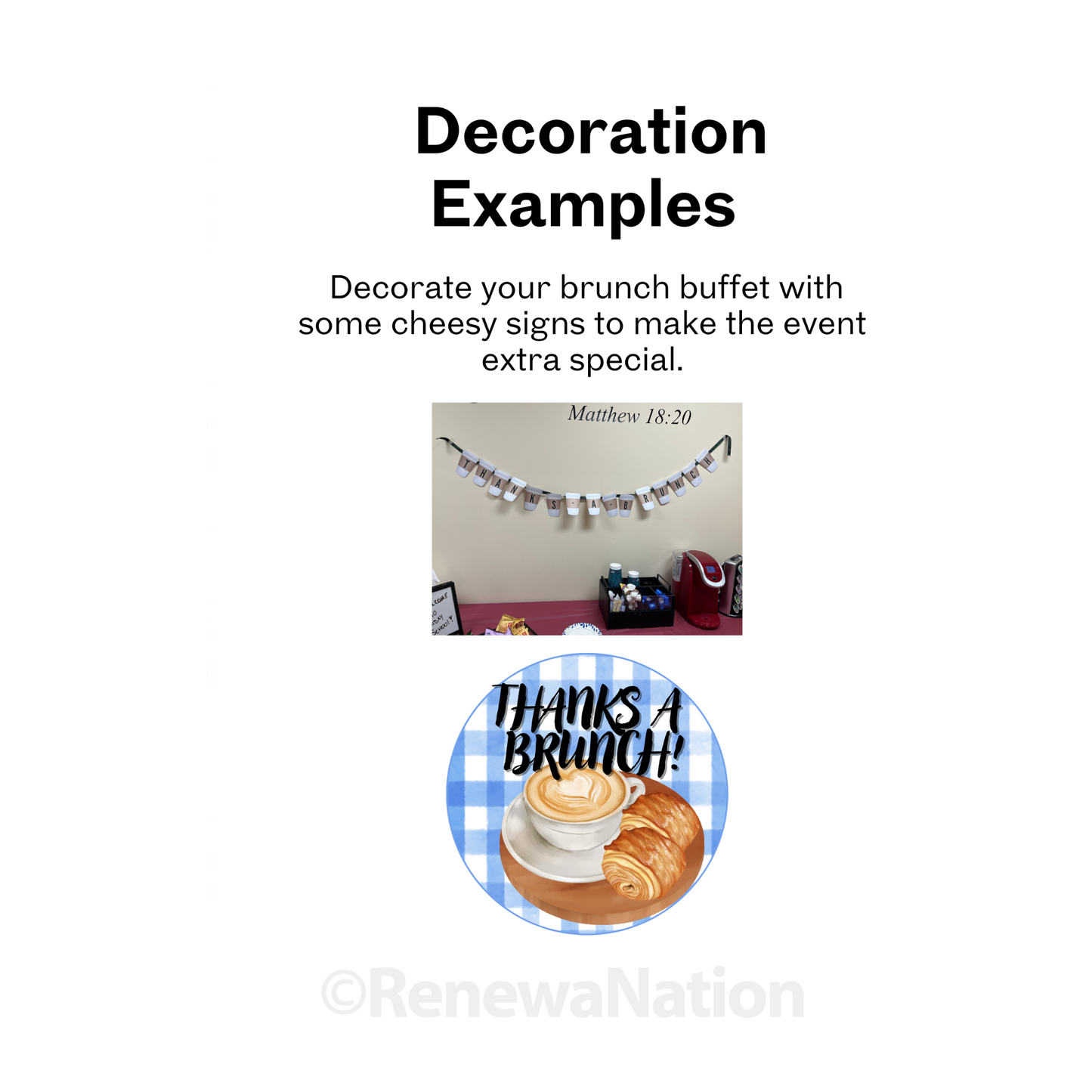 Thanks a Brunch Volunteer Appreciation Theme