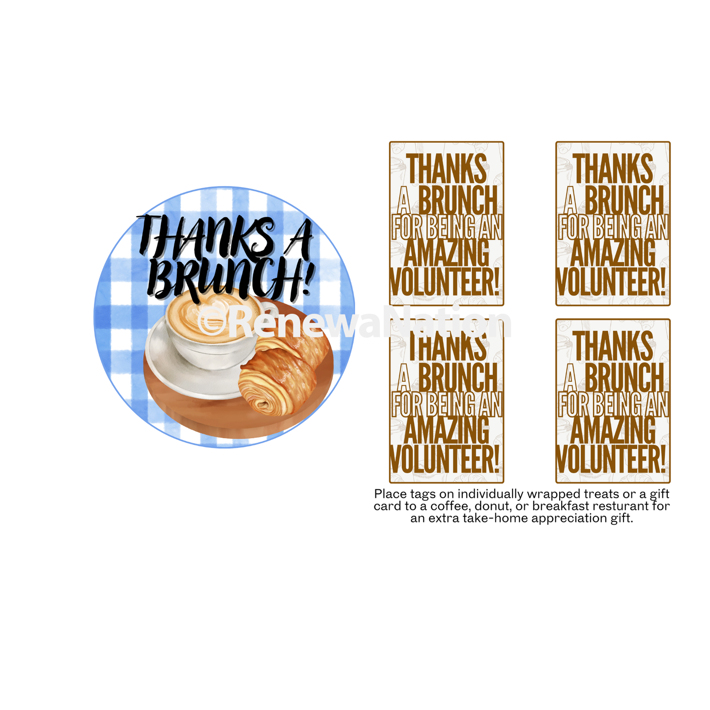 Thanks a Brunch Volunteer Appreciation Theme