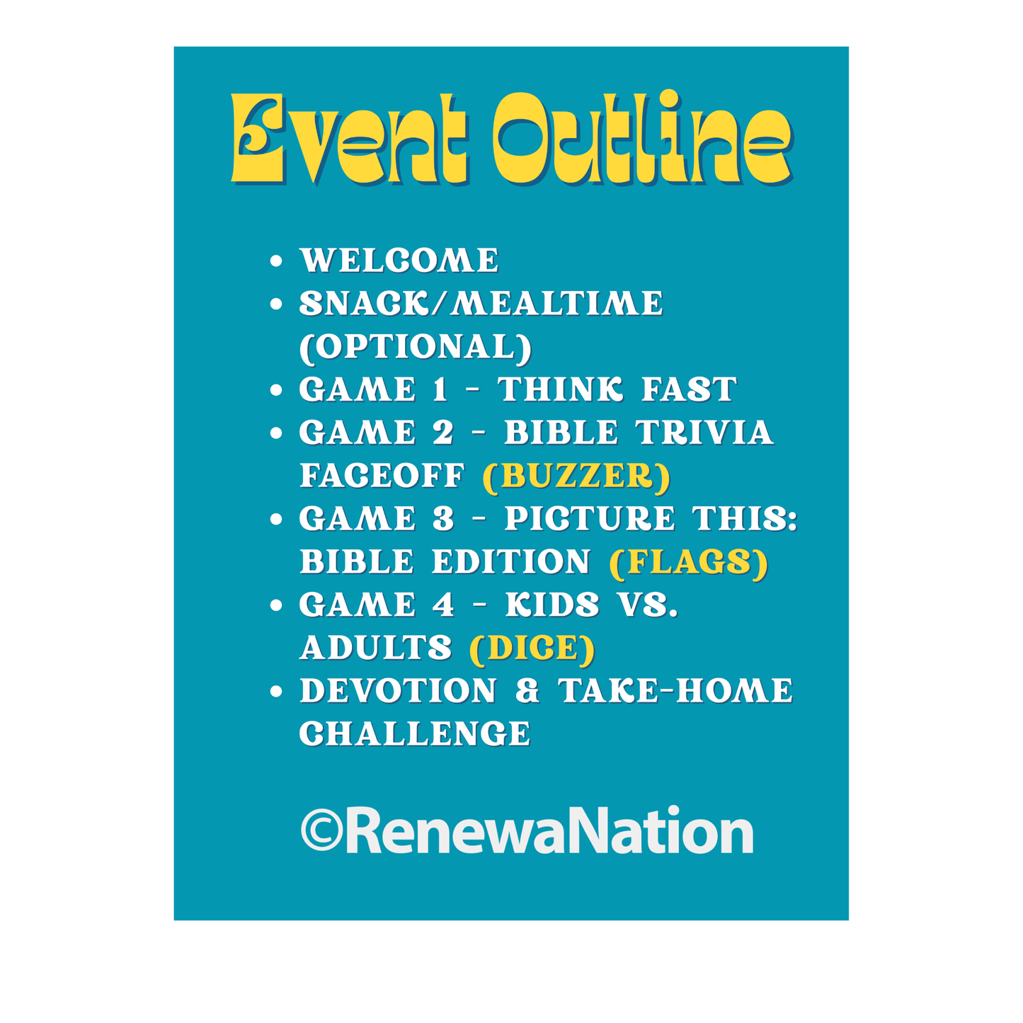 Game On: Family Bible Trivia Event