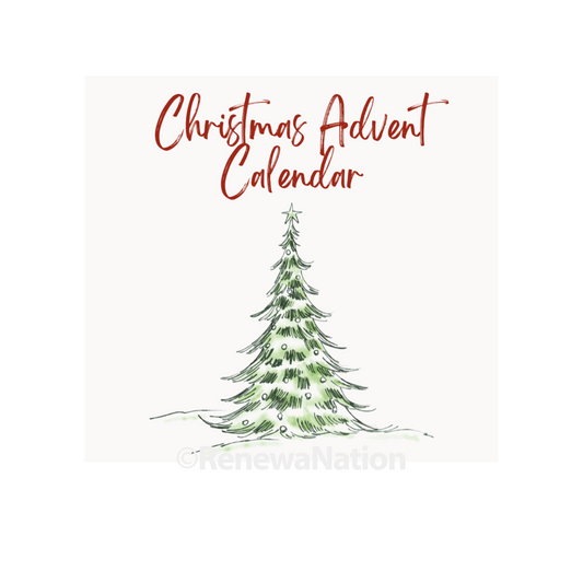 Christmas Advent Calendar Verse Cards