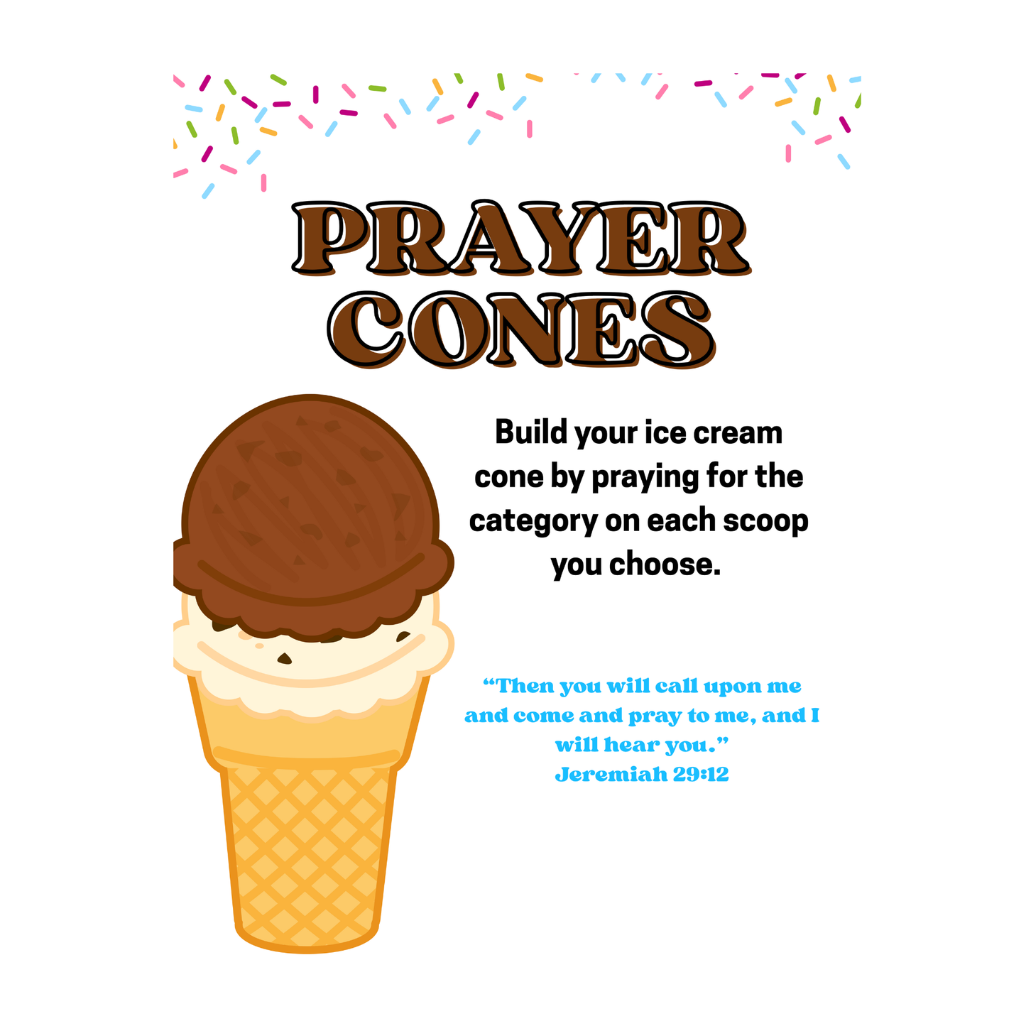 Prayer Cones Prayer Station Activity