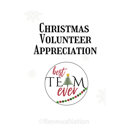 Christmas Volunteer Appreciation Kit