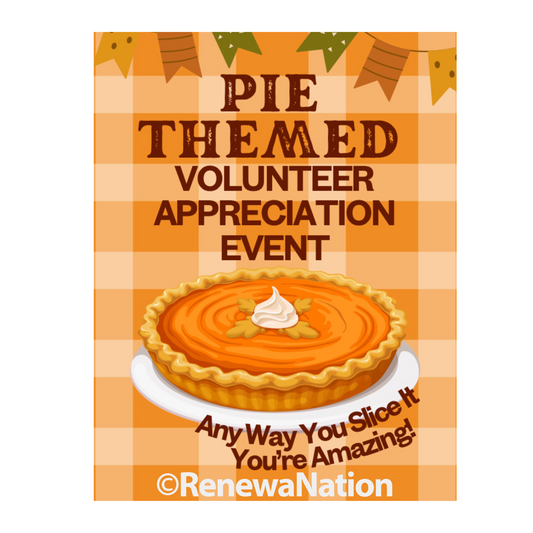 Pie Themed Volunteer Appreciation Kit