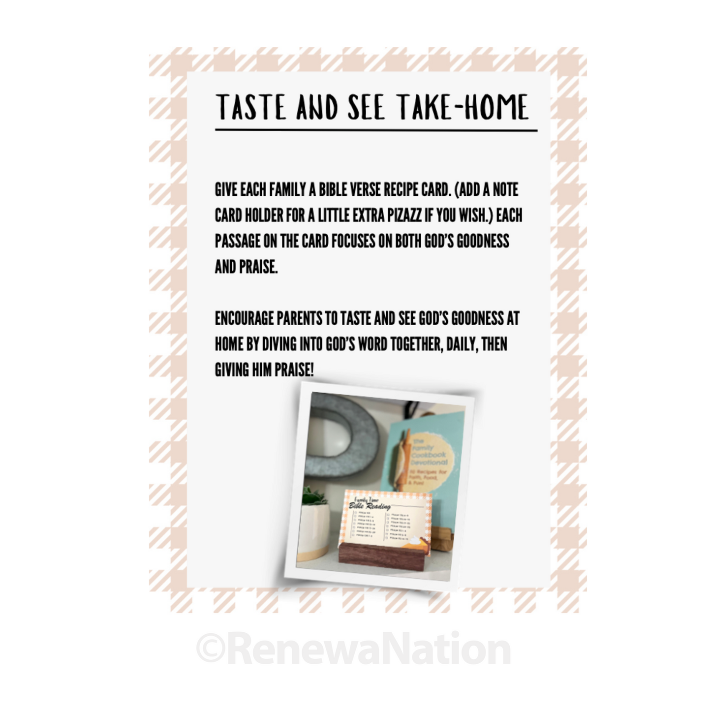 Taste and See Family Event