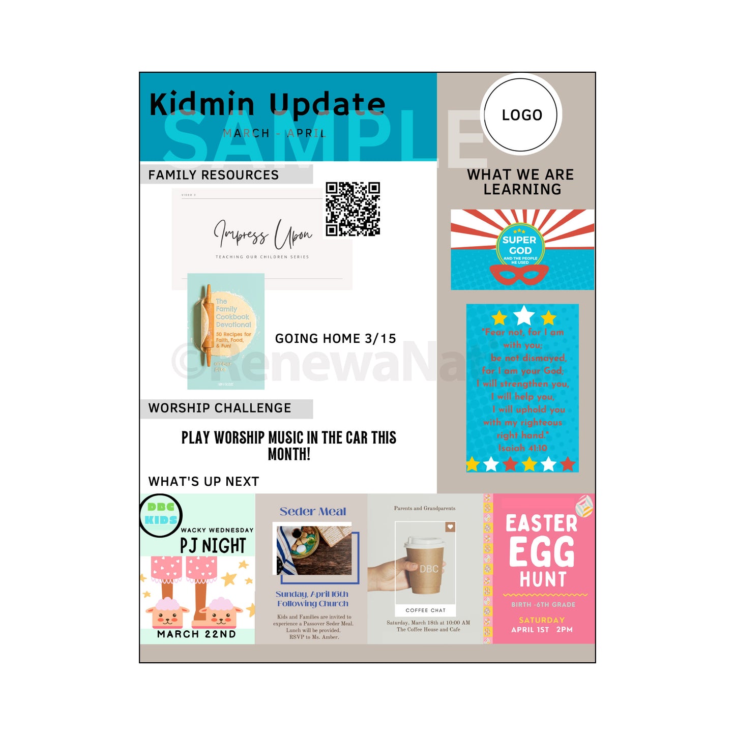 Kidmin Newsletter Template