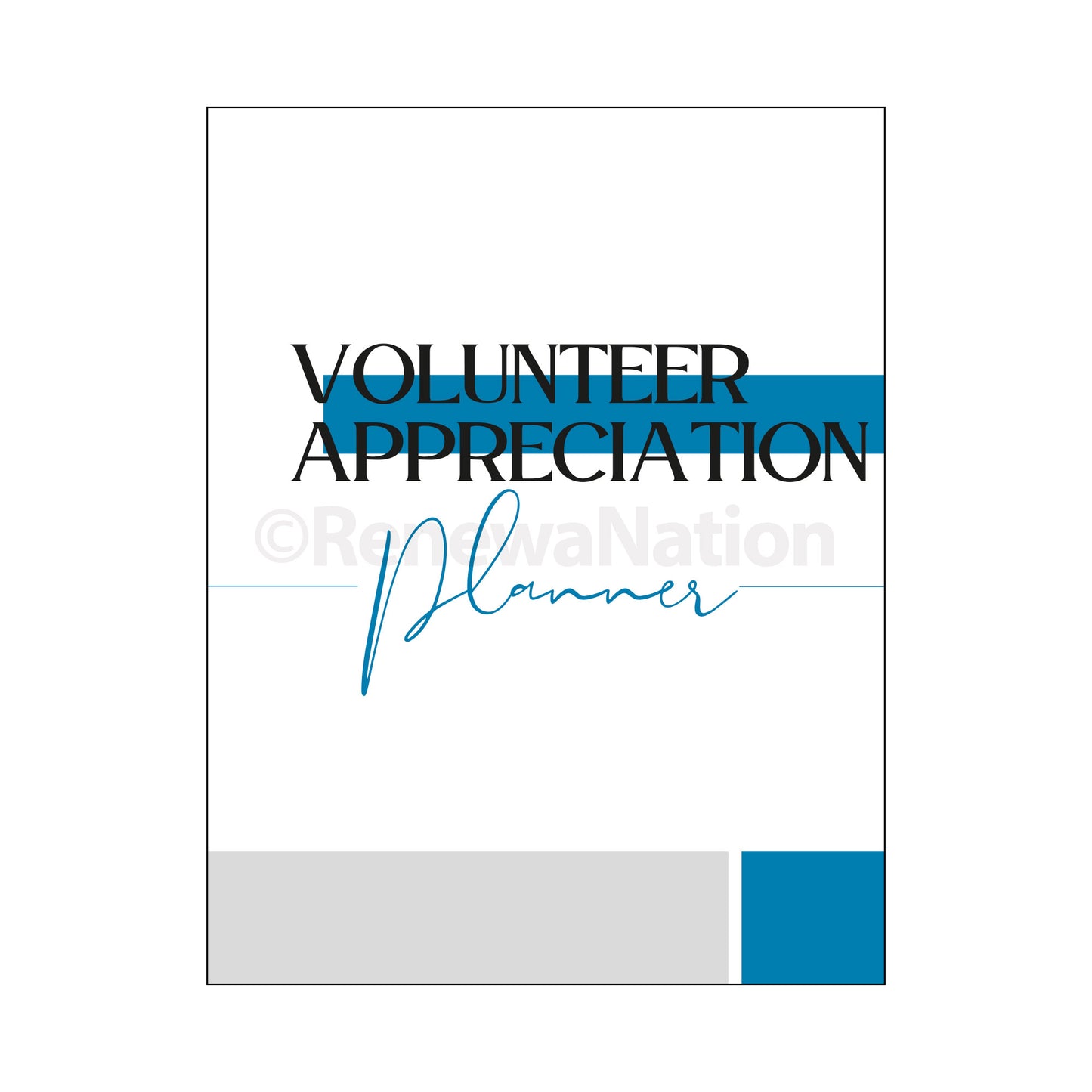 Volunteer Appreciation Resource Planner