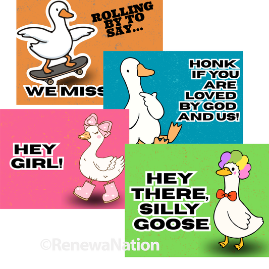 Silly Goose Postcard Pack